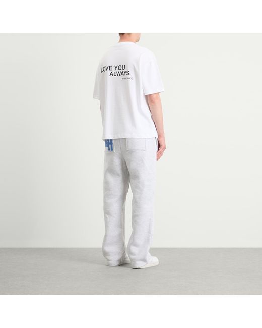 Annie Hood White Love You Always T-Shirt for men