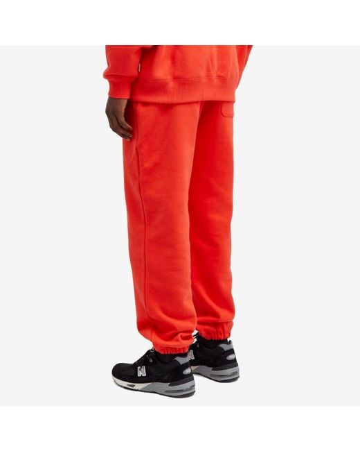 Champion Red X Wtaps Sweat Pants for men
