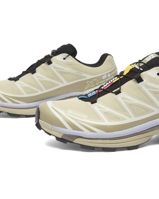 Salomon White Xt-6 Gtx Sneaker