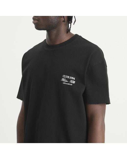 Club 1984 Black Hidden Hills T-Shirt for men