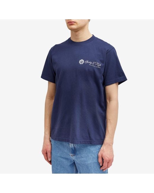 Sporty & Rich Blue Regal T-Shirt