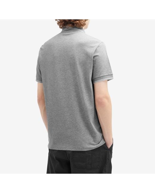 Stone Island Gray Patch Polo for men
