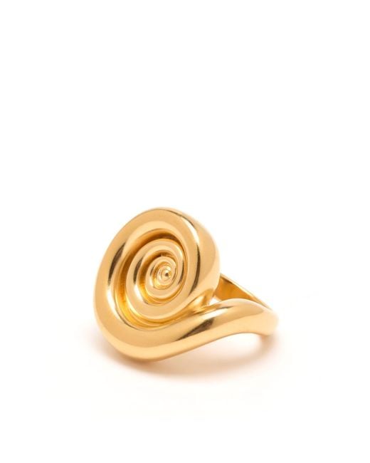 Missoma Metallic Spiral Dome Statement Ring