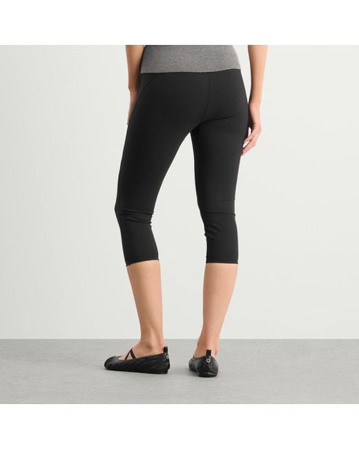 Coperni Black Cycling Capri Leggings