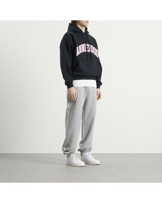 Annie Hood Blue College Arch Hoodie for men