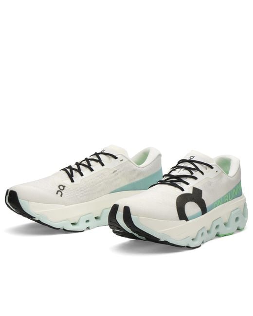 On Shoes White Cloudmster 3 Hyper Sneaker for men