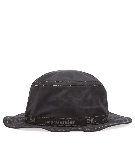 And Wander Black End. X 3L Print Hat