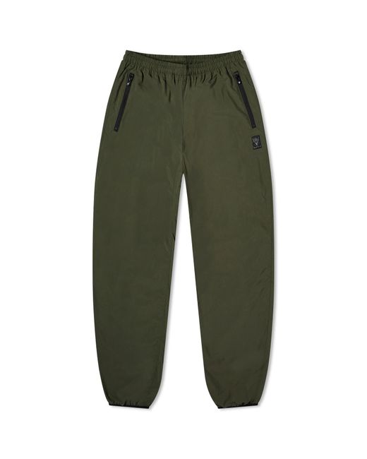 South2 West8 Green Packable Nylon Typewriter Pant for men