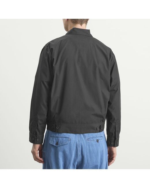 Universal Works Black Recycled Poly Tech Rose Bowl Jacket for men