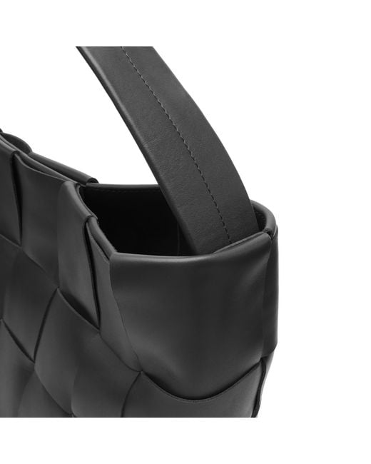 St. Agni Black Woven Large Tote