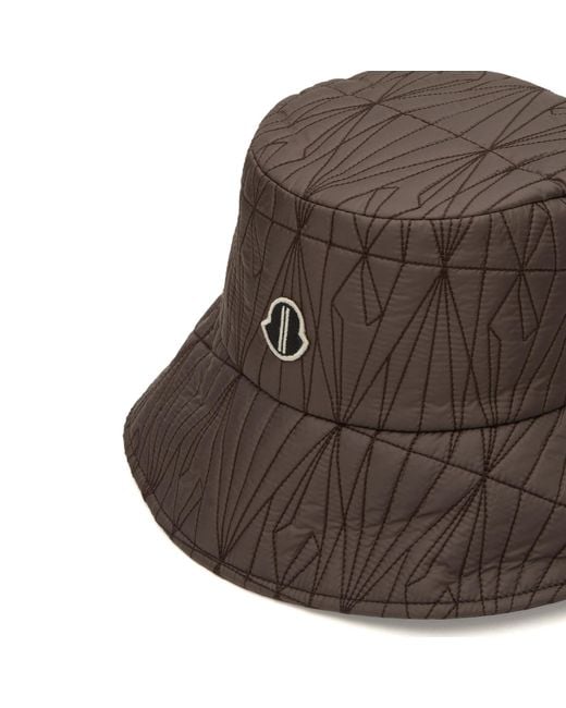 Rick Owens Brown X Moncler Bucket Hat