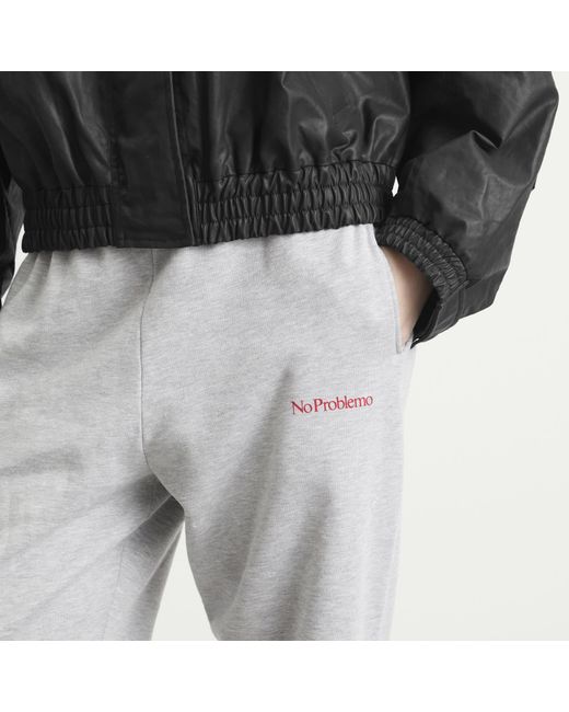 No Problemo Gray Mini Problemo Straight Sweatpant
