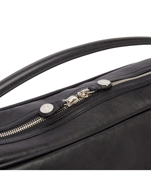 Acne Black Camero Leather Bag Medium