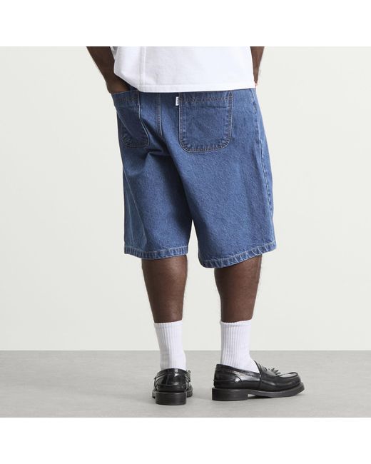 Arte' Blue Round Pocket Denim Shorts for men