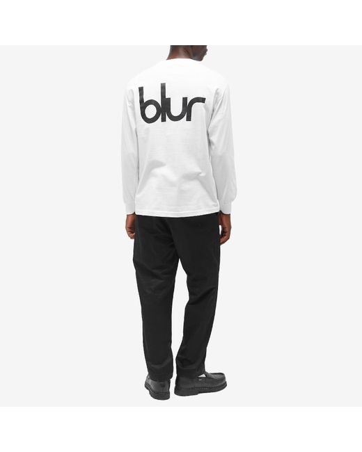 Flagstuff X Blur Parklife Long Sleeve T-shirt in White for Men | Lyst