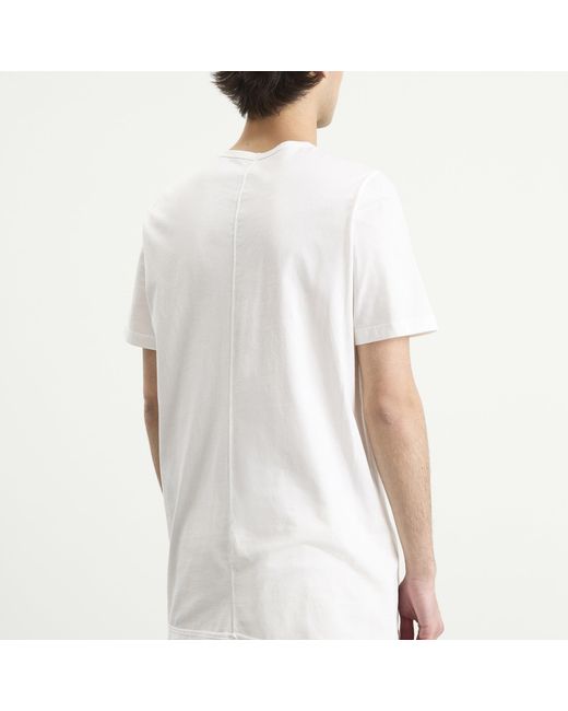 Rick Owens White Level T-Shirt for men
