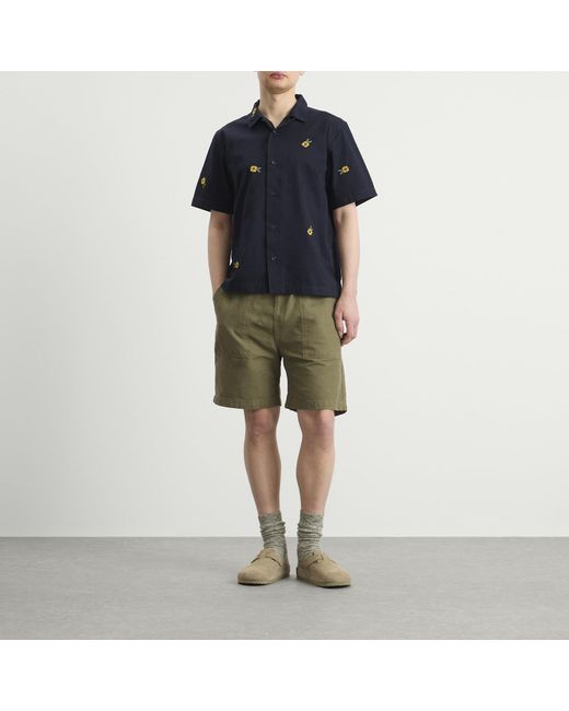 Service Works Green Classic Chef Shorts for men