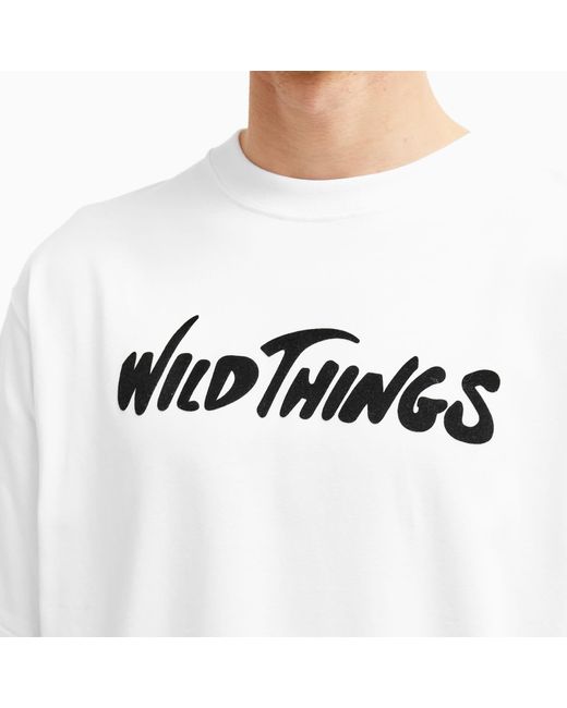 Wild Things White Logo T-Shirt for men