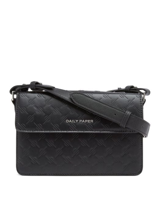 Daily Paper Black Meru Monogram Bag