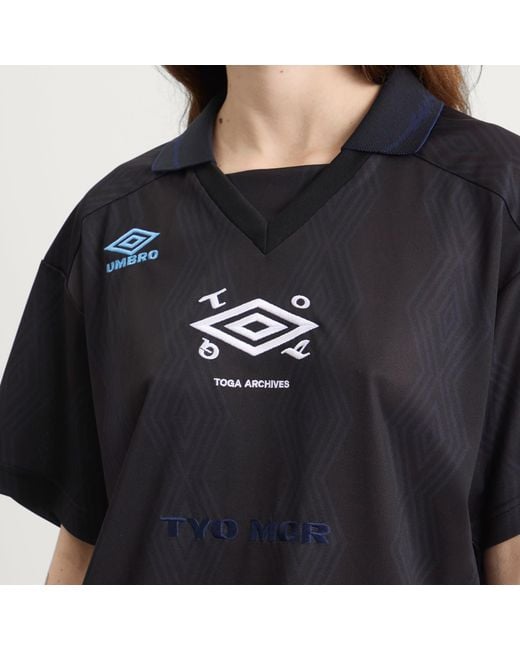 Toga Black Toga X Umbro Game Shirt