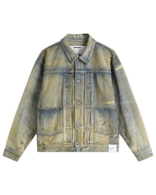 Neighborhood Green Savage Denim Type-1 Jacket for men