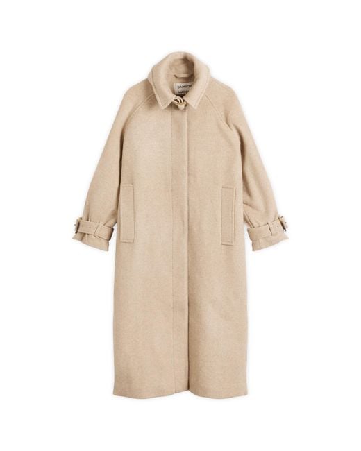 Damson Madder Natural Jude Wool Coat