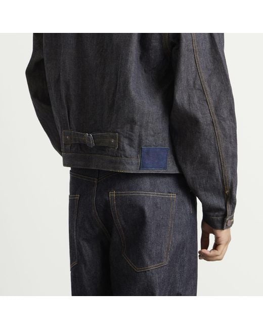 Visvim Black 102Xx Denim Jacket Mud Wash for men