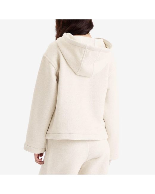Max Mara White Gary Logo Hoodie