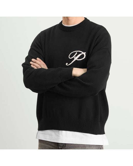 Picante Black Gallery Knit Sweater for men