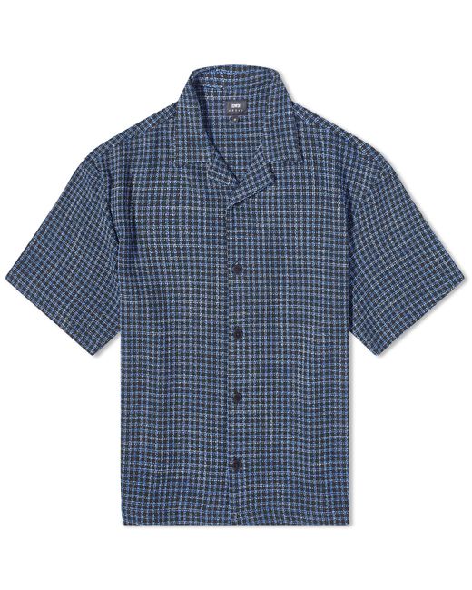 Edwin Blue Saga Dobby Check Vacation Shirt for men