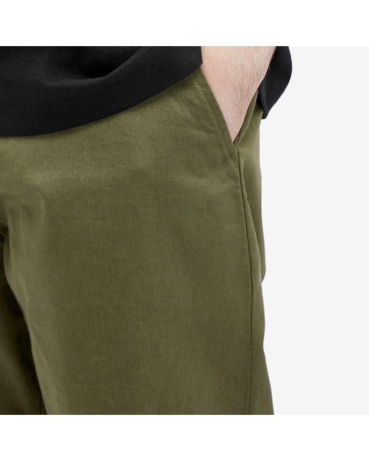 Universal Works Green Twill Fatigue Pants for men