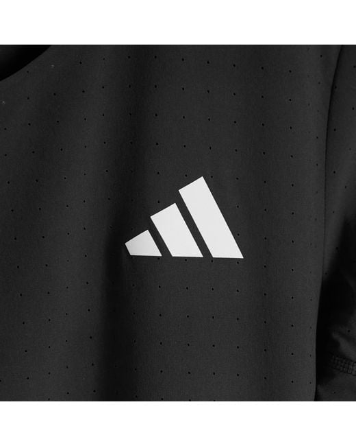 Adidas Originals Black Adidas Adizero Running T-Shirt