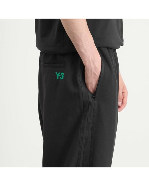 Y-3 Gray Track Pant 3 Stripes for men