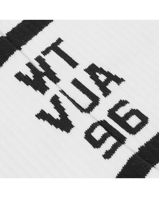 (w)taps White 07 Sports Sock for men