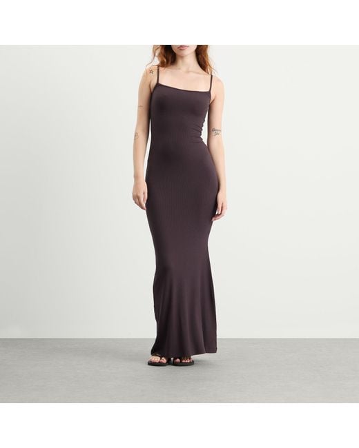 Skims Purple Soft Lounge Slip Dress
