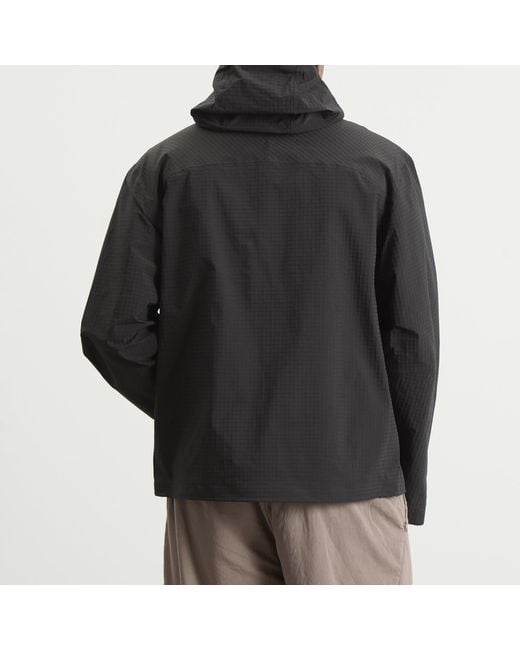 Hiking Patrol Black Waypoint Ripstop Hooded Jacket for men