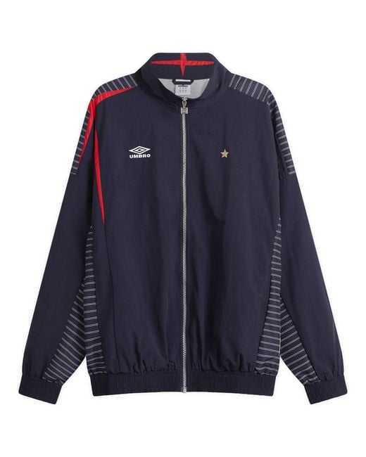 Umbro Blue Relaxed Track Jacket for men