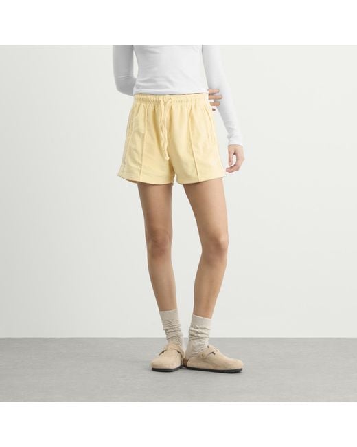 Adidas Yellow Terry Towel Shorts