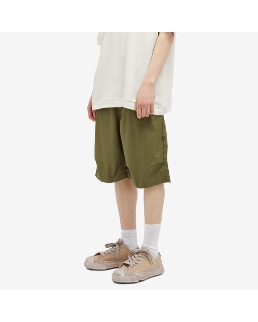 Maharishi Green Original Loose Organic Sno Shorts for men