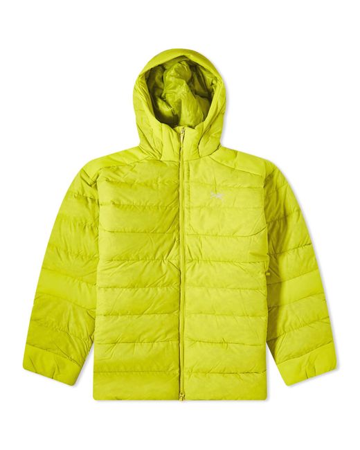Arc'teryx Yellow Thorium Hoodie Jacket for men