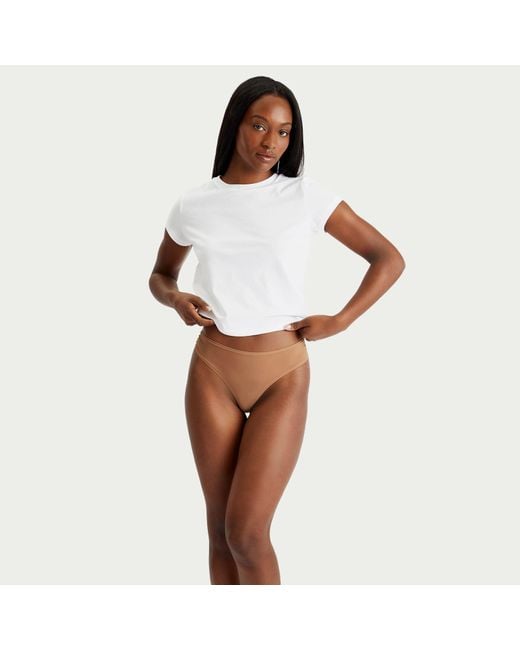 Skims White Fits Everybody Thong