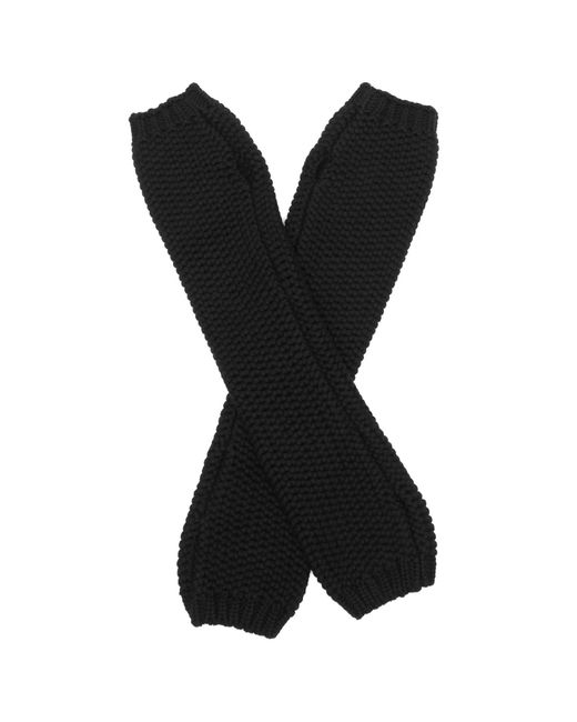 YMC Black Fingerless Gloves