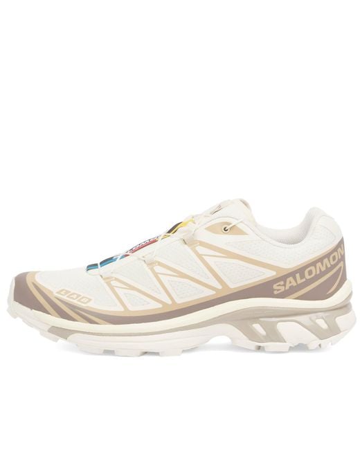 Salomon White Xt-6 Sneaker for men