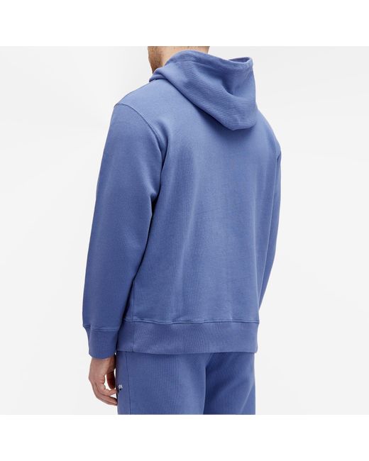 WOOD WOOD Blue Zeus Shadow Hoodie for men