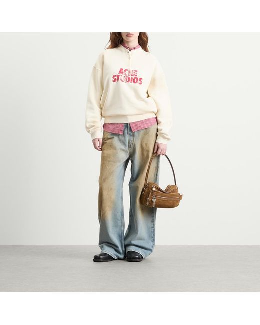Acne Brown Camero Party Suede Bag
