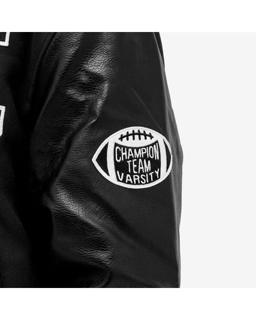 Champion Black Varsity Jacket for men