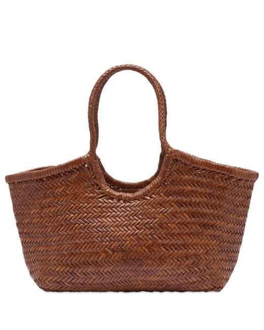 Dragon Diffusion Brown Nantucket Basket Bag