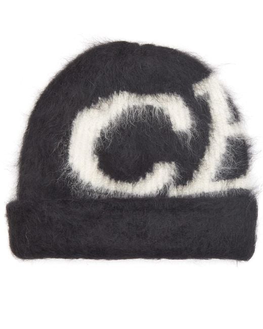 Cole Buxton Black Cb Super Alpaca Beanie for men