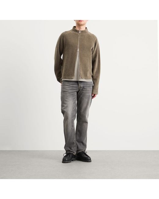 Nudie Jeans Gray Rad Rufus Straight Leg Jeans for men