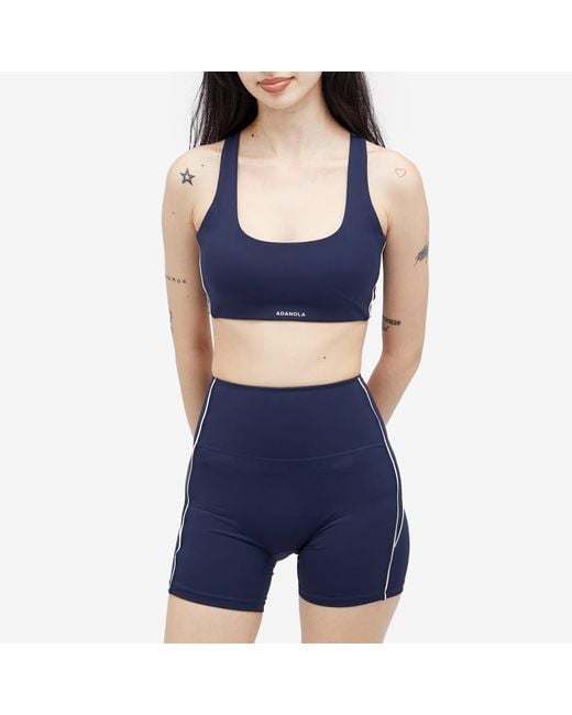 ADANOLA Blue Ultimate Micro Piping Bra